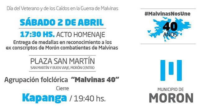 Acto homenaje a 40 años de la Guerra de Malvinas