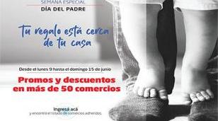 Descuentos por el Día del Padre en más de 50 comercios hasta el 15 de junio