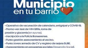 La Matanza despliega servicios gratuitos con el programa ‘Municipio en tu Barrio’