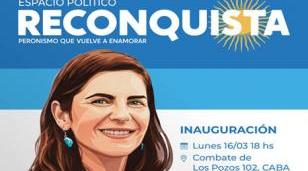 Mariel Fern&aacute;ndez inaugura sede de &ldquo;Reconquista&rdquo; en CABA