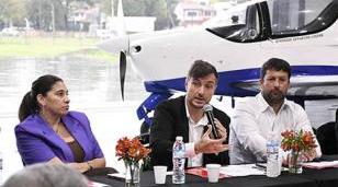 Mor&oacute;n present&oacute; la Mesa Aeron&aacute;utica para impulsar el desarrollo del sector