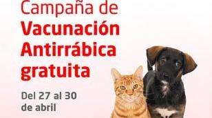 Campa&ntilde;a de vacunaci&oacute;n antirr&aacute;bica para perros y gatos en Mor&oacute;n