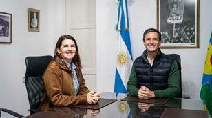 Encuentro entre intendentes: Fern&aacute;ndez y Mantegazza compartieron agenda territorial en San Vicente