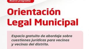 Espacio gratuito de asesoramiento jur&iacute;dico en Mor&oacute;n
