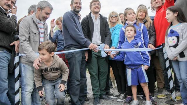 Ghi y Hernán Sabbatella inauguraron el Parque Deportivo y Recreativo Municipal