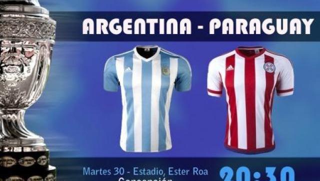 Argentina se enfrenta con Paraguay en busca de la final de la Copa América