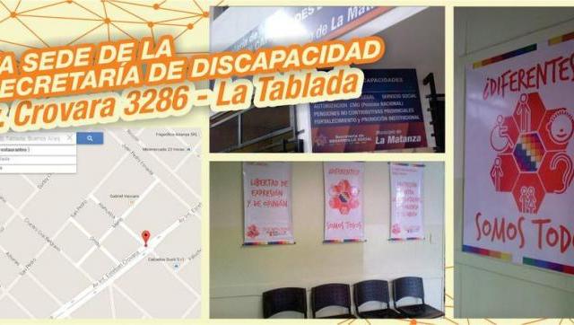 Nueva sede de la Subsecretaría de personas con Discapacidad en Tablada
