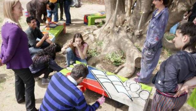 A 60 años de su egreso, ex alumnos realizaron jornada artística en el Dorrego
