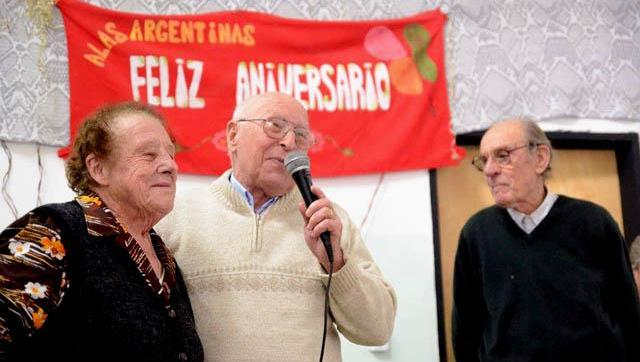 Festejo del centro de jubilados Alas Argentinas