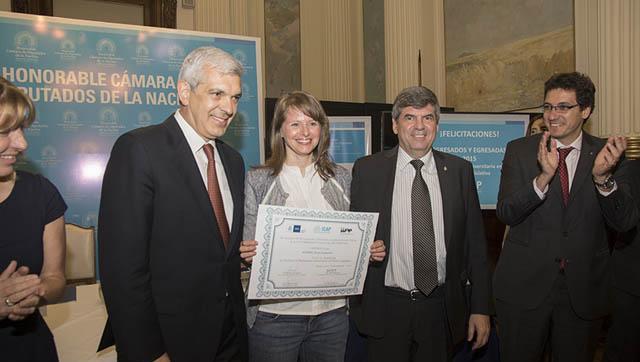 El Rector de la UNLaM acompañó a Julián Domínguez en una entrega de títulos