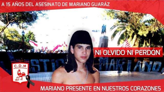 Se cumplen 15 años del asesinato del hincha de Morón Mariano Guaraz