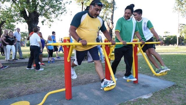 Puesta en valor del circuito aeróbico Fabián Arata 