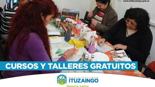 ¡Anotate a los diferentes cursos y talleres gratuitos que se dictan en los barrios!