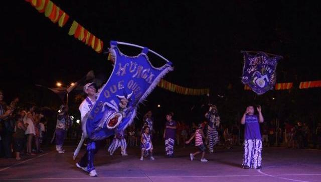 En Barrio Gaona, los vecinos se organizaron para tener su festejo de carnaval