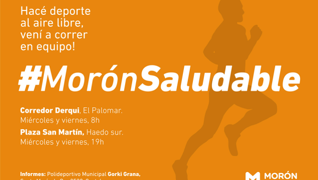 Con un equipo de entrenamiento, comienza Morón saludable