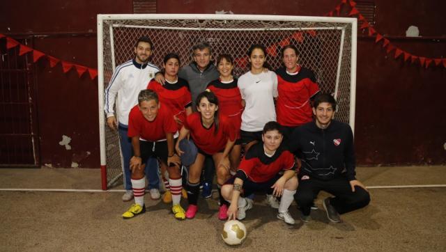 Zabaleta visitó el Club Independiente de Hurlingham