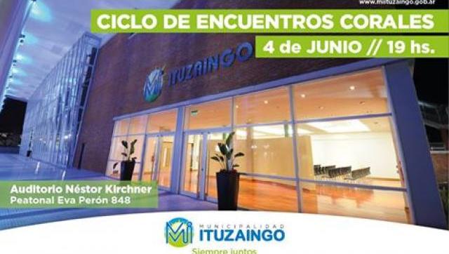 Nuevo encuentro coral en el Auditorio Municipal Néstor Kirchner
