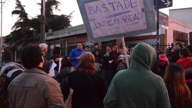 Protesta en Morón Sur en reclamo de seguridad