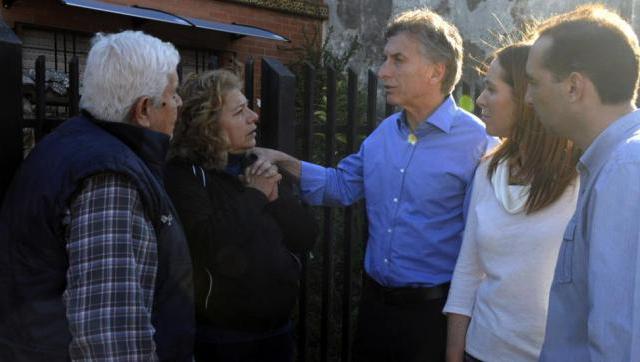 Macri almorzó en Casa Rosada con una vecina de Morón que había visitado durante la campaña