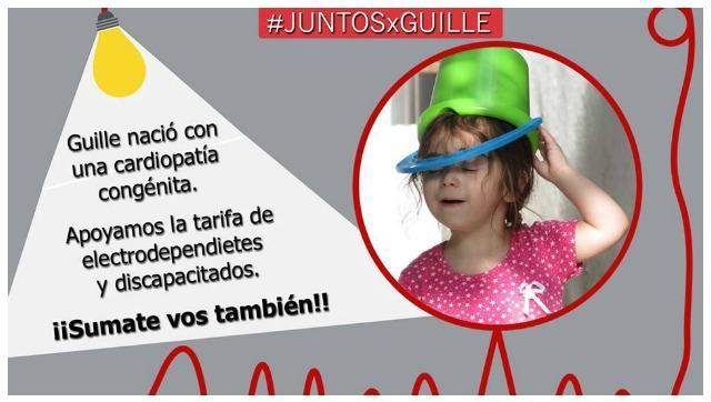 JuntosxGuille: reclaman a Tagliaferro que cumpla con la ordenanza que protege a las personas electrodependientes