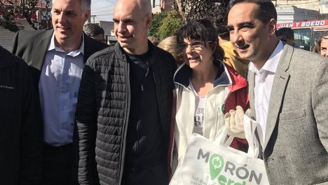 Rodríguez Larreta se sumó a la campaña de Cambiemos en Morón