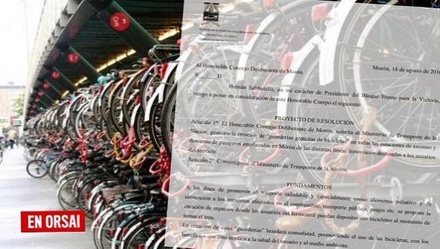 Aprueban proyecto de Unidad Ciudadana para instalar guarderías gratuitas de bicis en las estaciones de tren del Distrito