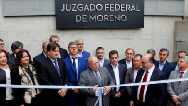 Inauguran Juzgado Federal en Moreno