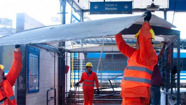 Avanzan las obras para renovar la estación de Morón