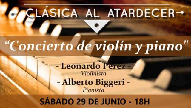  “Concierto de piano y violín” en La Matanza