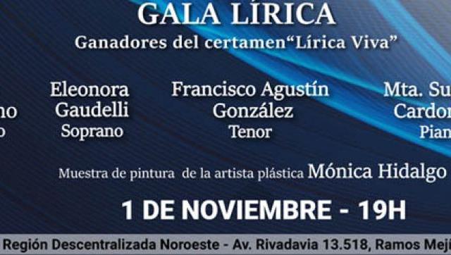 Concierto de Gala Lírica con entrada gratuita en Ramos Mejía