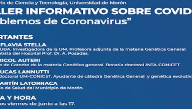 Taller informativo sobre COVID-19 en la UM