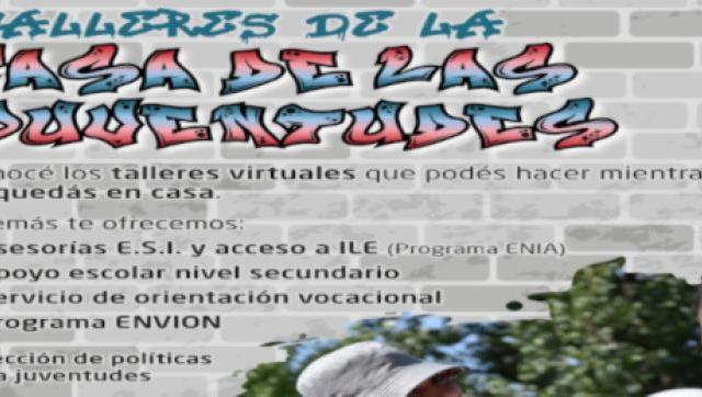 Talleres virtuales de las Casas de las Juventudes del municipio de Morón