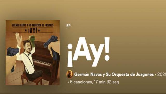 Germán Navas presenta su primer EP: “¡Ay!”.