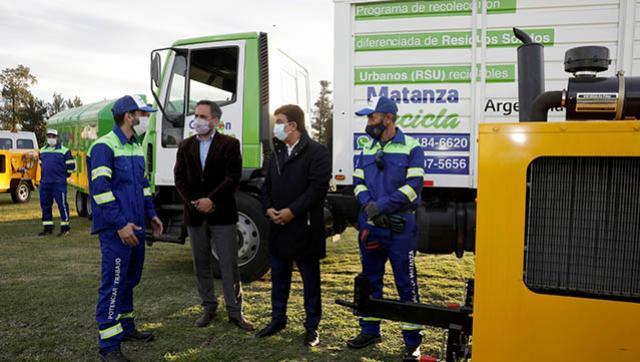 Entrega de equipamiento para la gestión integral de residuos en La Matanza