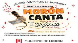 La Municipalidad lanza el certamen “Morón Canta"