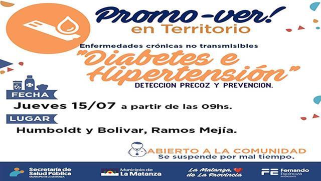 Jornada de Diabetes e Hipertensión en Ramos Mejía