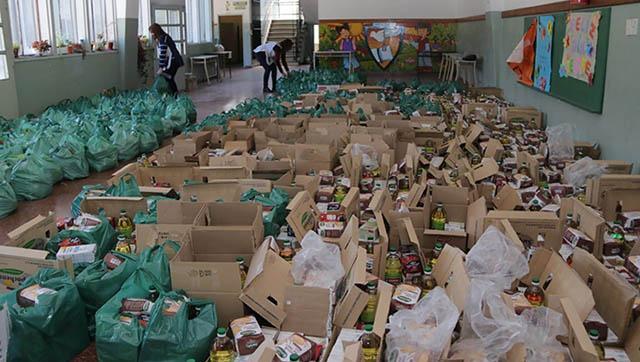 El Municipio entregó un millón de módulos alimentarios a familias de Morón