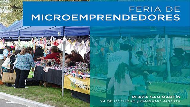 Feria de microemprendedores en Ituzaingó