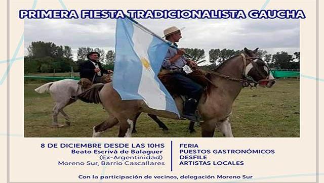 Primera Fiesta Tradicionalista Gaucha en Moreno