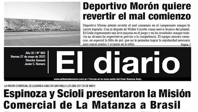 El diario N° 903 - 27 de mayo de 2022