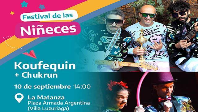Festival de las Niñeces en La Matanza: show de Koufequin