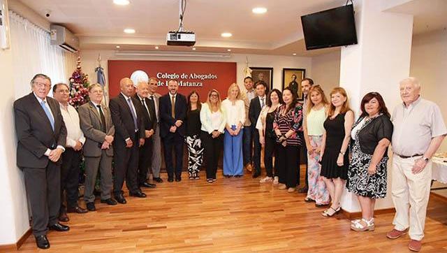 La Presidenta de la Suprema Corte de Justicia Bonaerense visitó el Colegio de Abogados de La Matanza