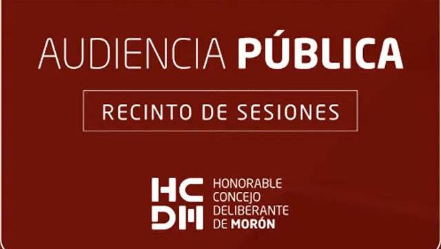 El HCD de Morón convoca a Audiencias Públicas