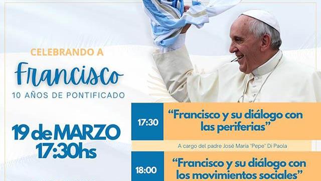 Moreno celebra los 10 años de pontificado del Papa Francisco