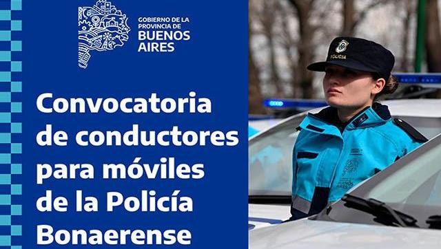 Morón lanzó una convocatoria de conductores para móviles policiales