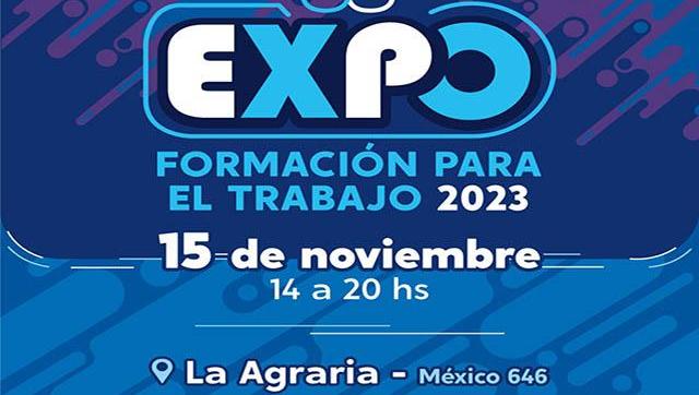 Se realizará la Expo Formación para el Trabajo 2023