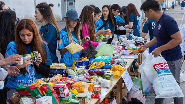 Maratón UNLaM: los alimentos recolectados se repartieron en 16 comedores de La Matanza