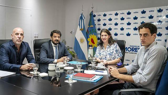 La Intendenta de Moreno se reunió con el Ministro de Justicia de la Provincia
