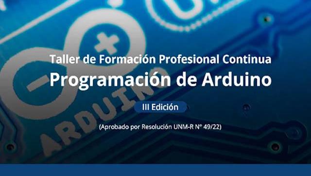 Curso de Formación Profesional Continua de Programación de Arduino - III Edición