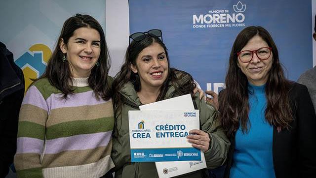 Entrega de créditos del Programa Buenos Aires CREA